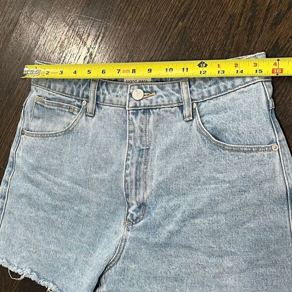 Abrand Venice Jean Shorts Women’s 29 Light Blue Denim‎ High Rise Cut Off - Picture 6 of 8